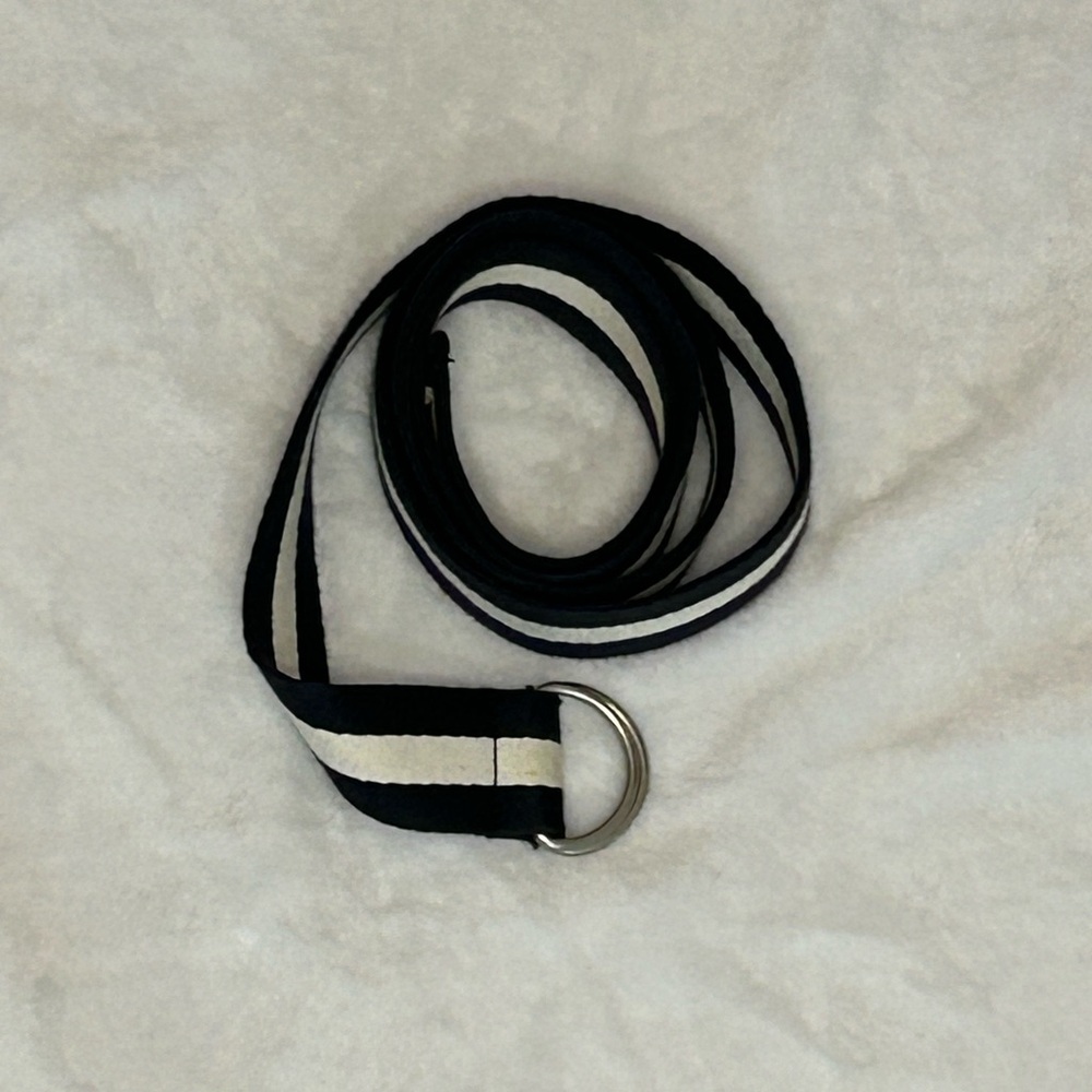 Stylish Black and White Belt
